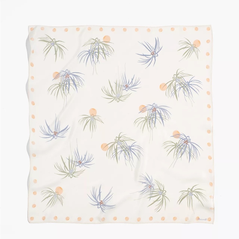 NWT Madewell silk square scarf